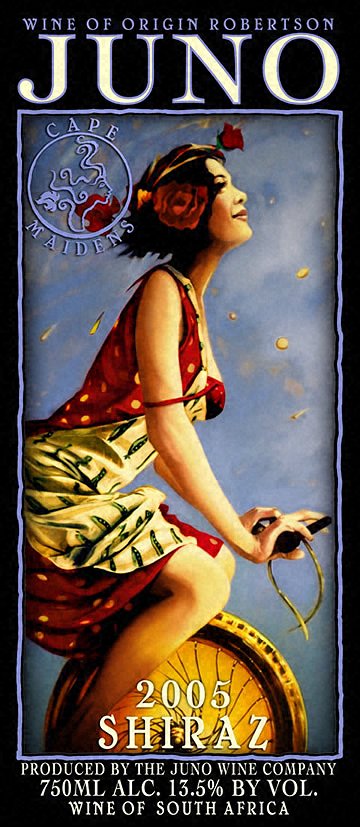 Juno Wine label