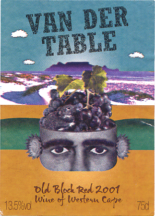 Van der Table label