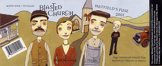 Blasted Church label