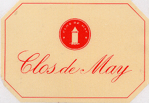 Clos de May label