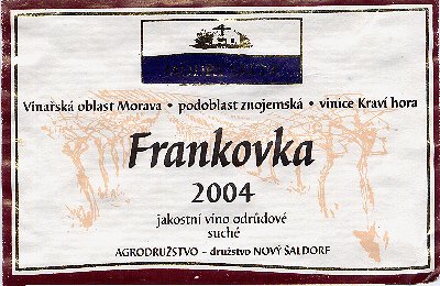 Frankovka label