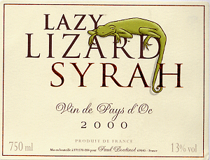 Lazy Lizard label